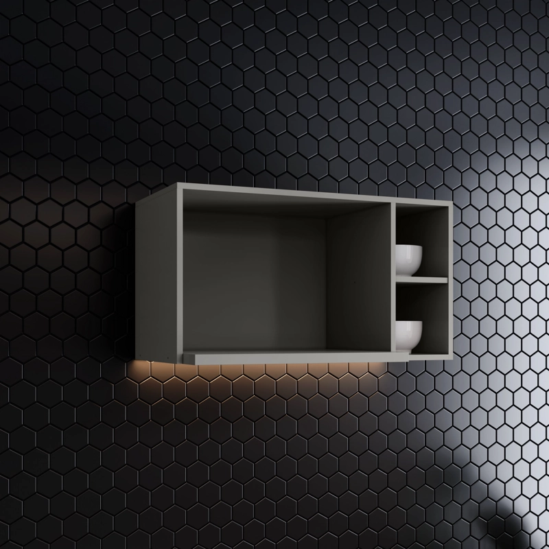 MUEBLE AE REO MICROONDAS GRIS - 1