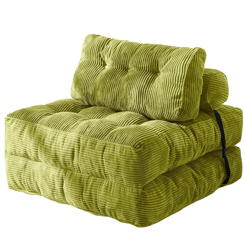 SILLA SOFA CAMA 155X81CM PUFF PLEGABLE ACOLCHADA HOGAR - 1