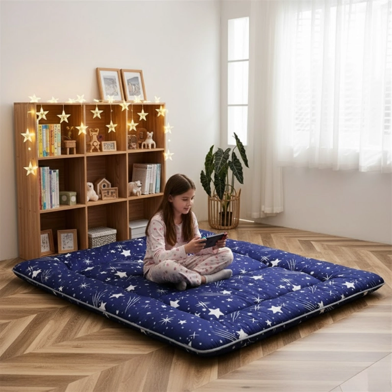 COLCHONETA COLCHON 2 METROS ESTERILLA PLEGABLE POLIE STER - 4