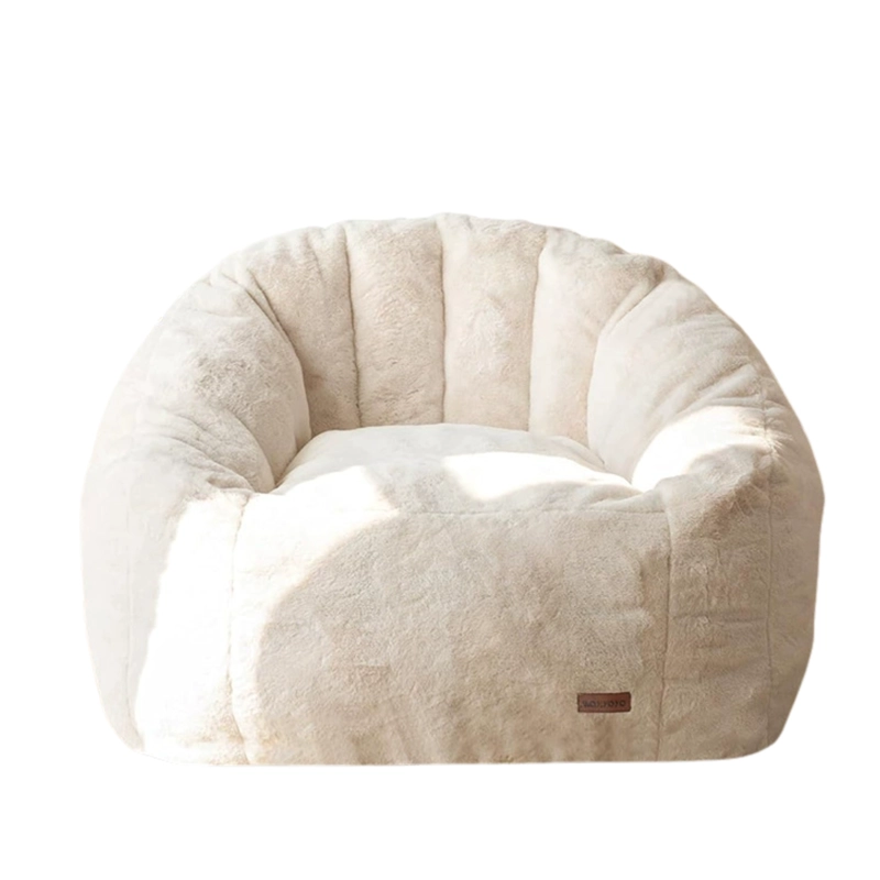 SOFA PUFF 84X119CM CON RESPALDO ESPUMA COMODO ACOLCHABLE - 1