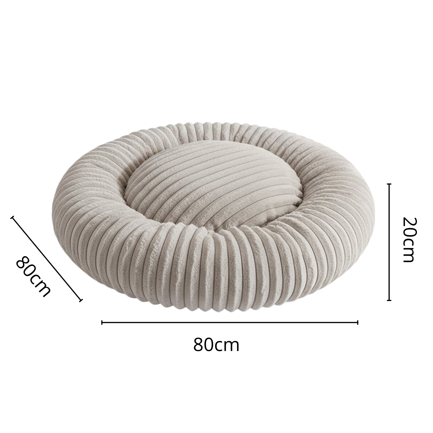 Cama Para Mascotas Cojín Acolchado Y Antideslizante 20cmx80cm - 2