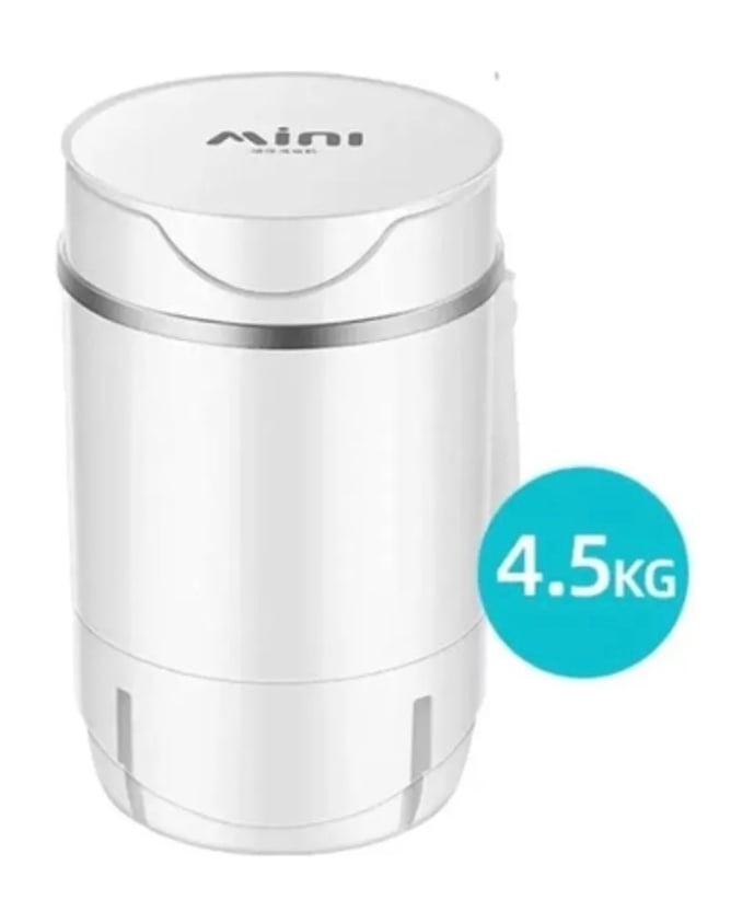 MINI LAVADORA PORTATIL PERSONAL CENTRIFUGADO ROPA PEQUEÑA. - 1