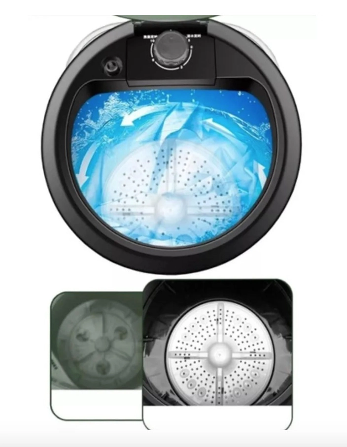 MINI LAVADORA PORTATIL PERSONAL CENTRIFUGADO ROPA PEQUEÑA. - 4