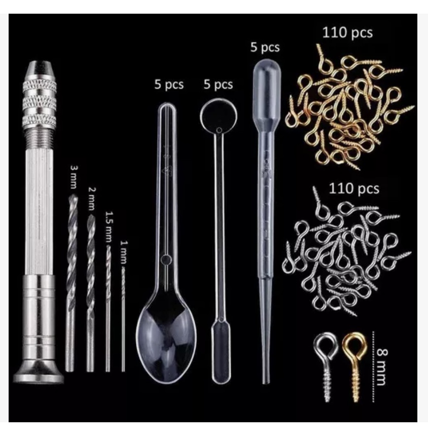 SET 326 MOLDES SILICONA PARA VELAS RESINA JOYERÍA COLLAR - 4