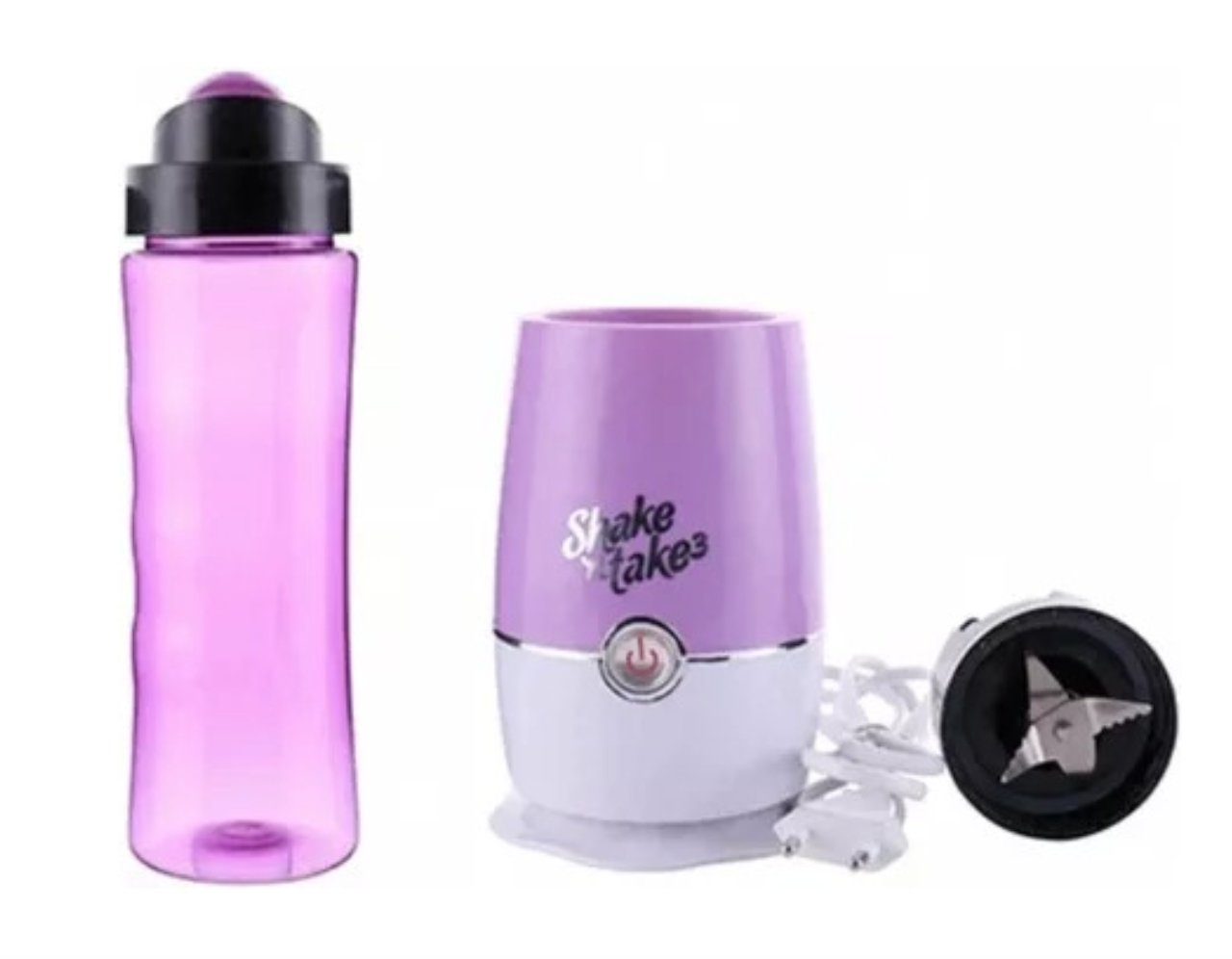 JUGUERA BATIDORA LICUADORA PERSONAL PORTÁTIL 2VASOS LIONSHOP - 1