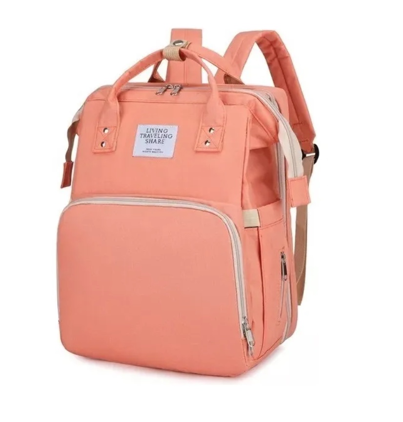 MOCHILA 3 EN 1 PAÑALERA CUNA Y MUDADOR PORTÁTIL PARA BEBÉS - 6