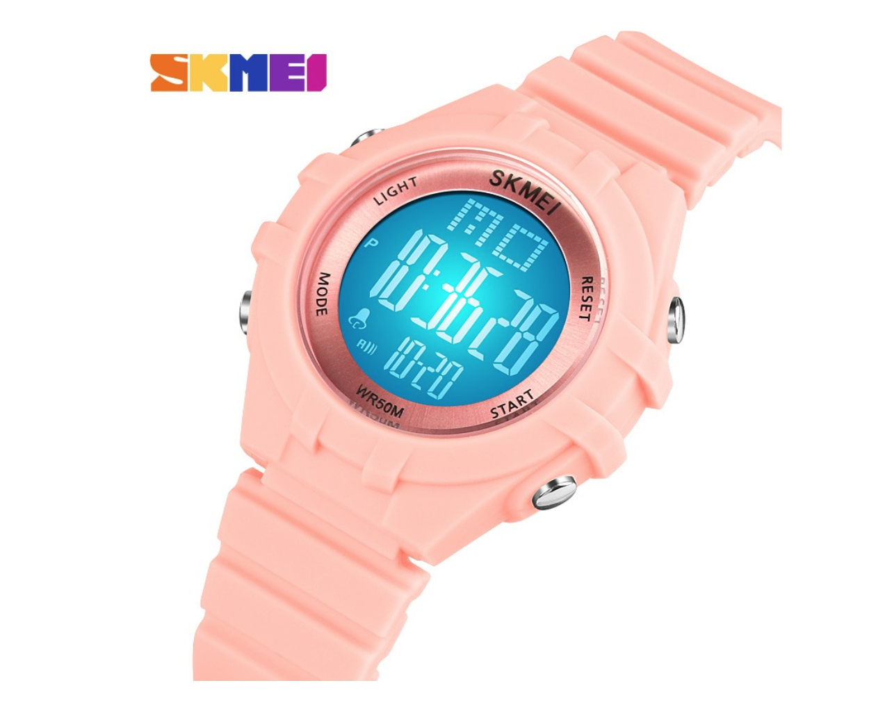 RELOJ MUJER DIGITAL SKMEI 1716/ NIÑOS/ DEPORTIVO/LUZ LED - 4