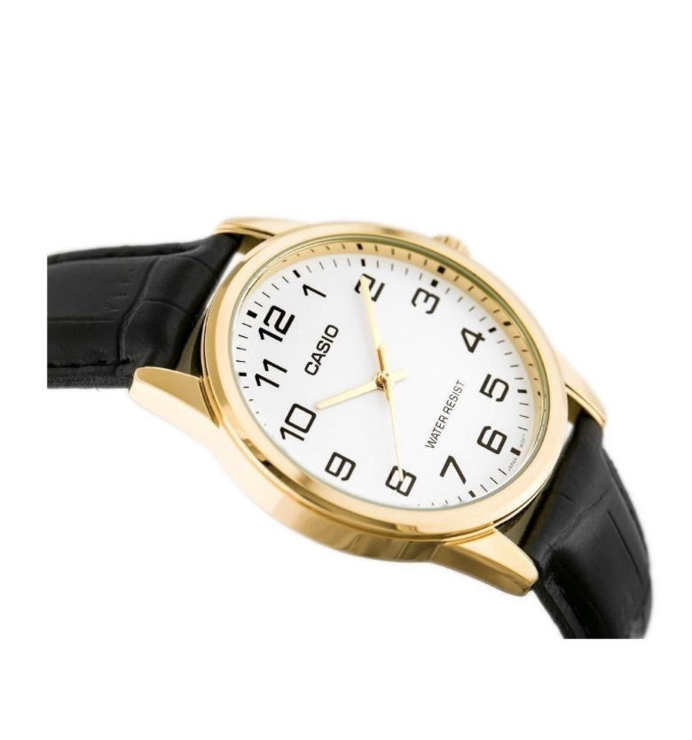 RELOJ CASIO HOMBRE ENTICER MTPV001: ESTILO CLASICODORADO S - 2