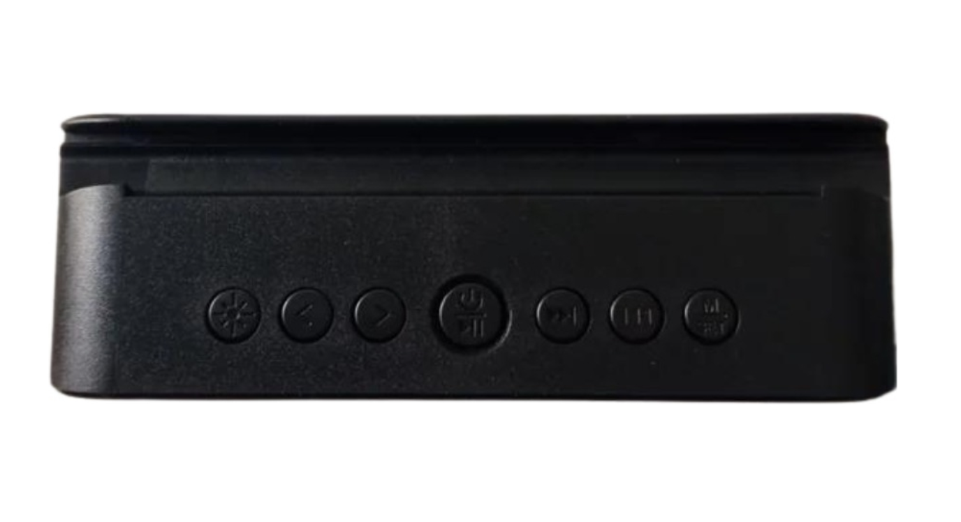RELOJ DESPERTADOR DIGITAL LED PARLANTE + BLUETOOTH + SD + FM - 5