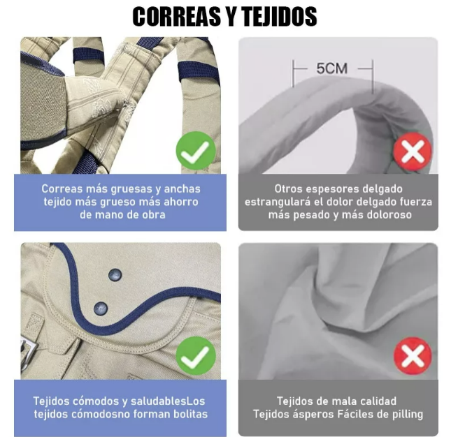 PORTABEBÉ ECONÓMICO PARA BEBÉ DE 3 A 48 MESES - 4