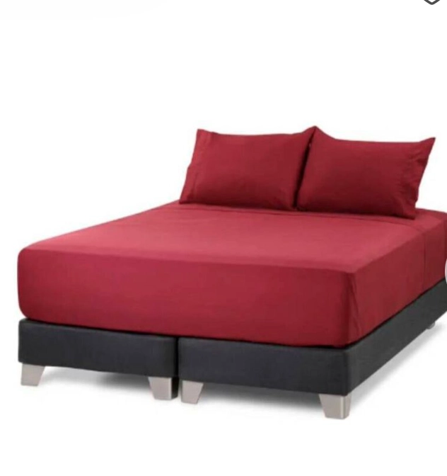 SET SÁBANA 1.5 PLAZAS POLAR ROJO - 2