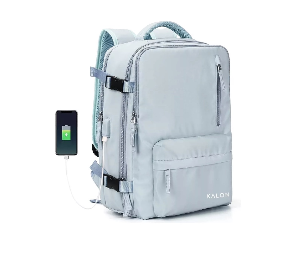 MOCHILA DE SENDERISMO IMPERMEABLE DE VIAJE GRANDE CON INTERF - 1
