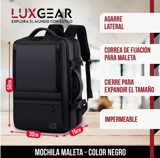 Mochila Notebook Impermeable 48L - 2