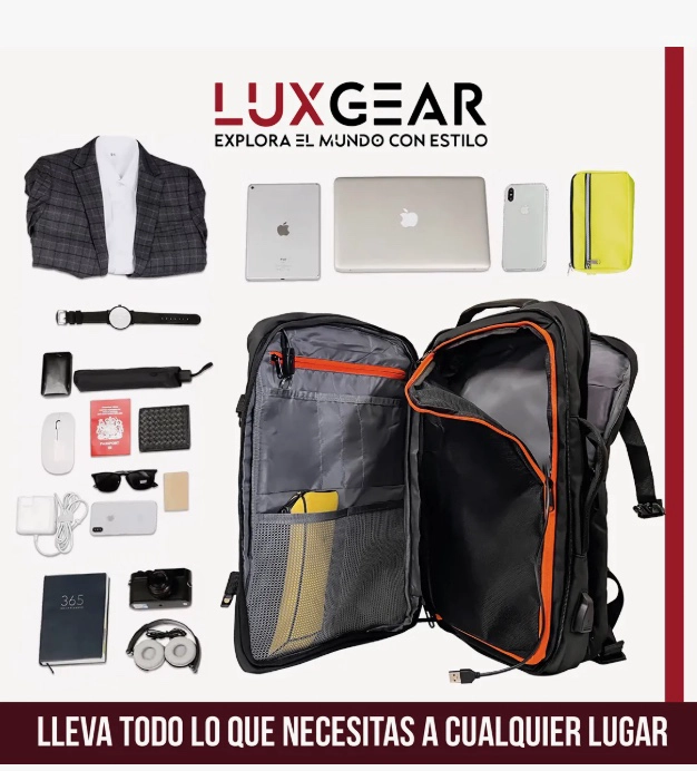 Mochila Notebook Impermeable 48L - 5