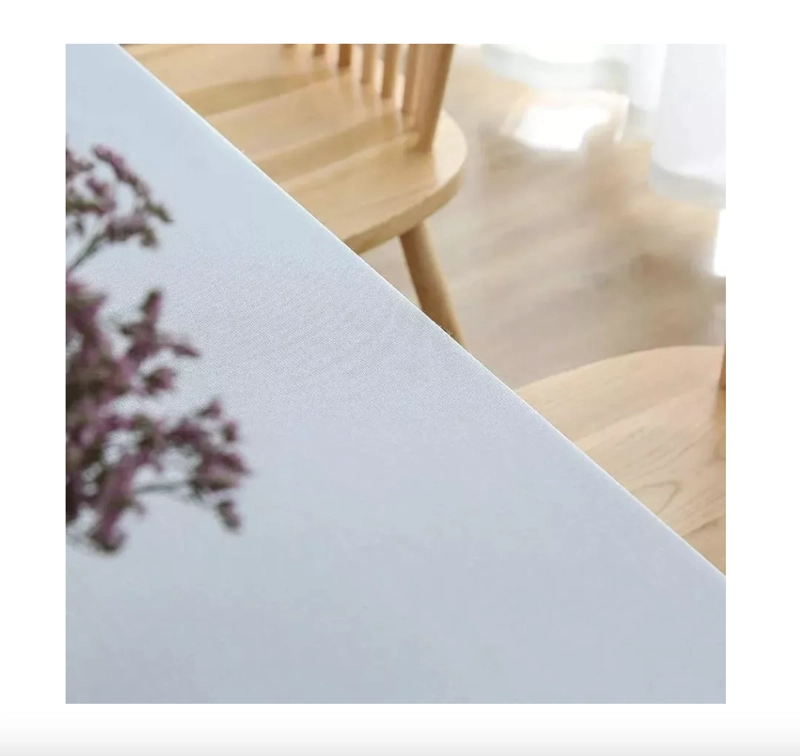 MANTEL DE MESA IMPERMEABLE LISO UNI COLOR 140X140CM - 3