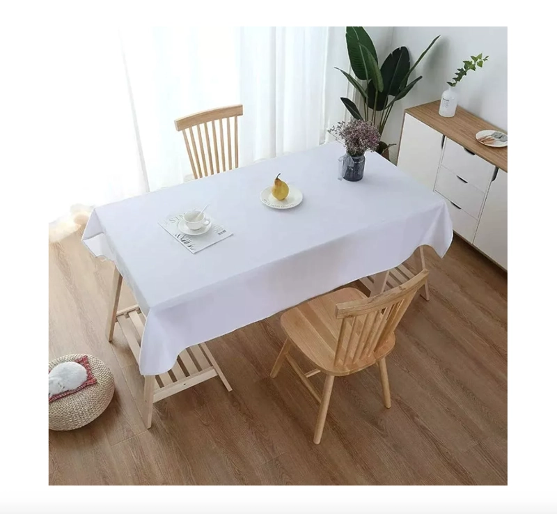 MANTEL DE MESA IMPERMEABLE LISO UNI COLOR 140X140CM - 4