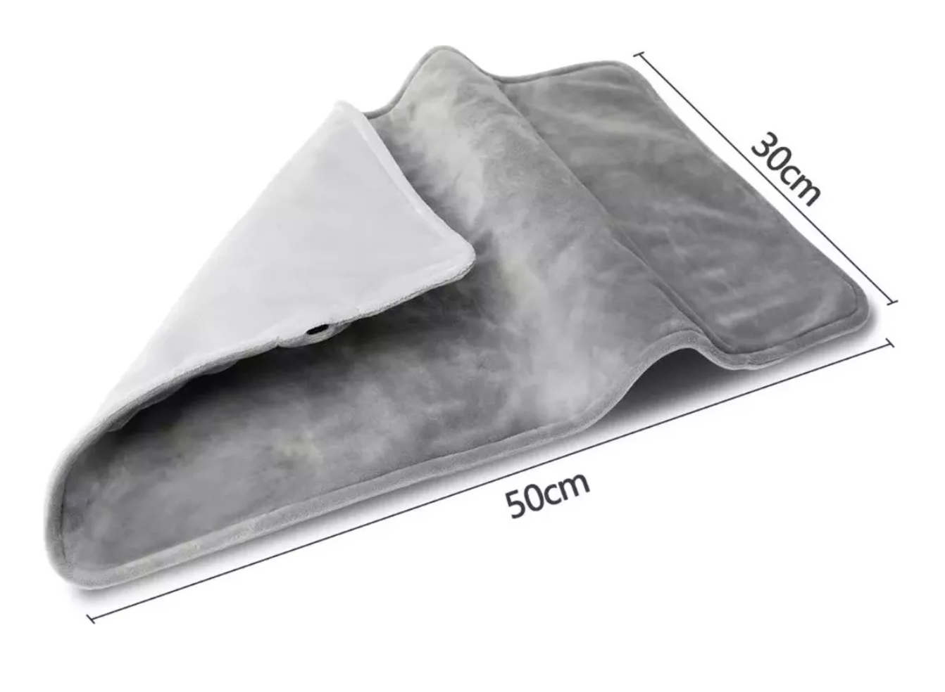 ALMOHADILLA RIQUI CALIENTA CUERPO CAMA MANOS MANTA ELECTRICA USB GRIS - 2