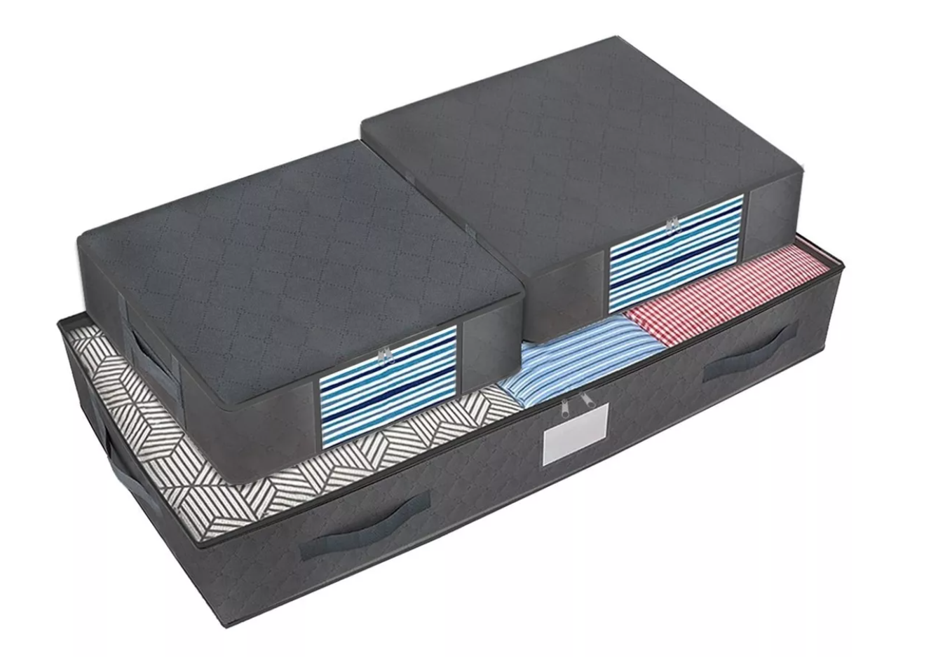 ORGANIZADOR DE ROPA BAJO CAMA CASATUA ALMACENAMIENTO SET X 3 - 1