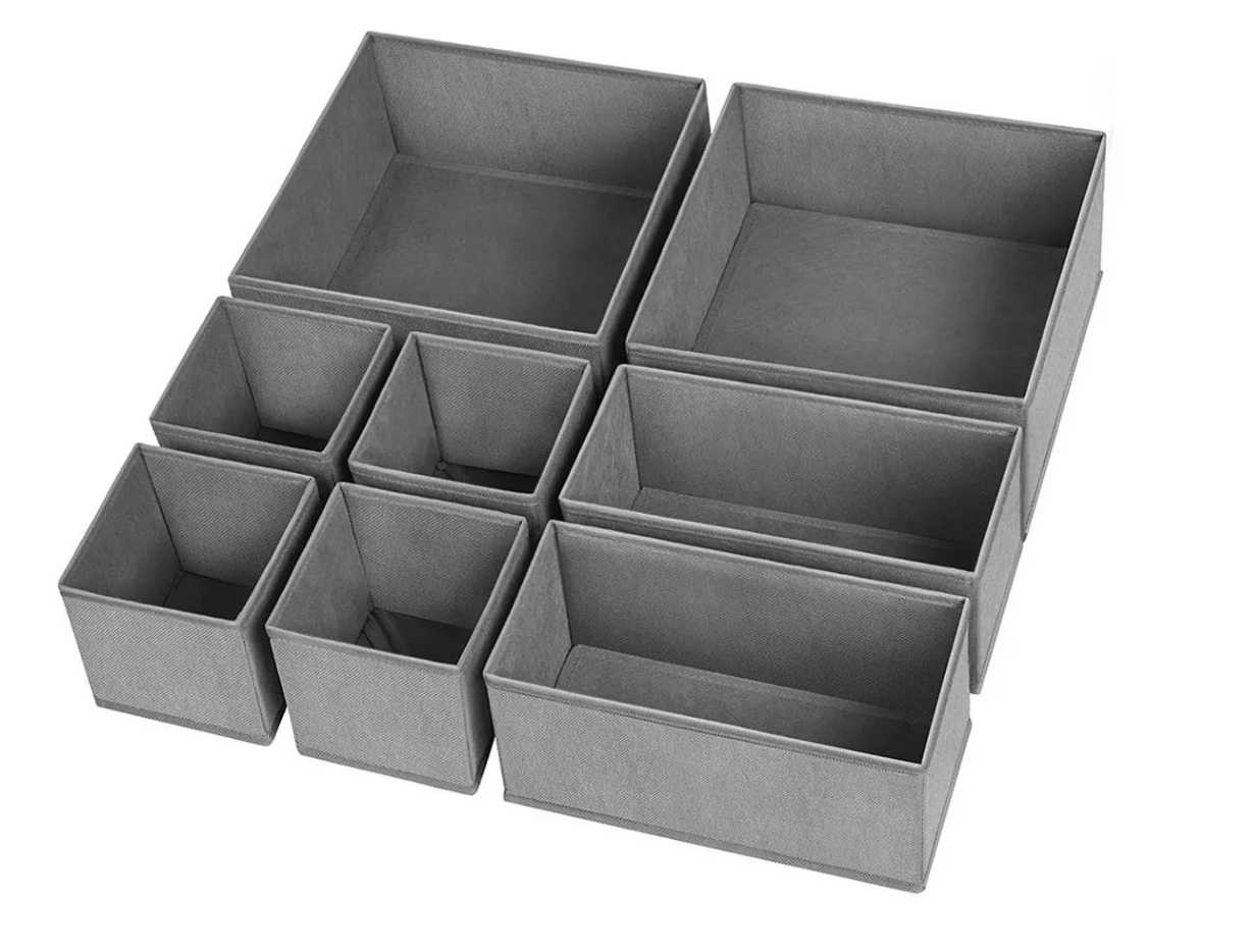 ORGANIZADOR SEPARADOR CAJONES ROPA INTERIOR CASATUA SET X 8 - 1