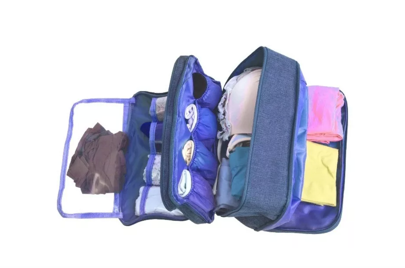 BOLSO VIAJE ORGANIZADOR DE ROPA INTERIOR IMPERMEABLE - 2