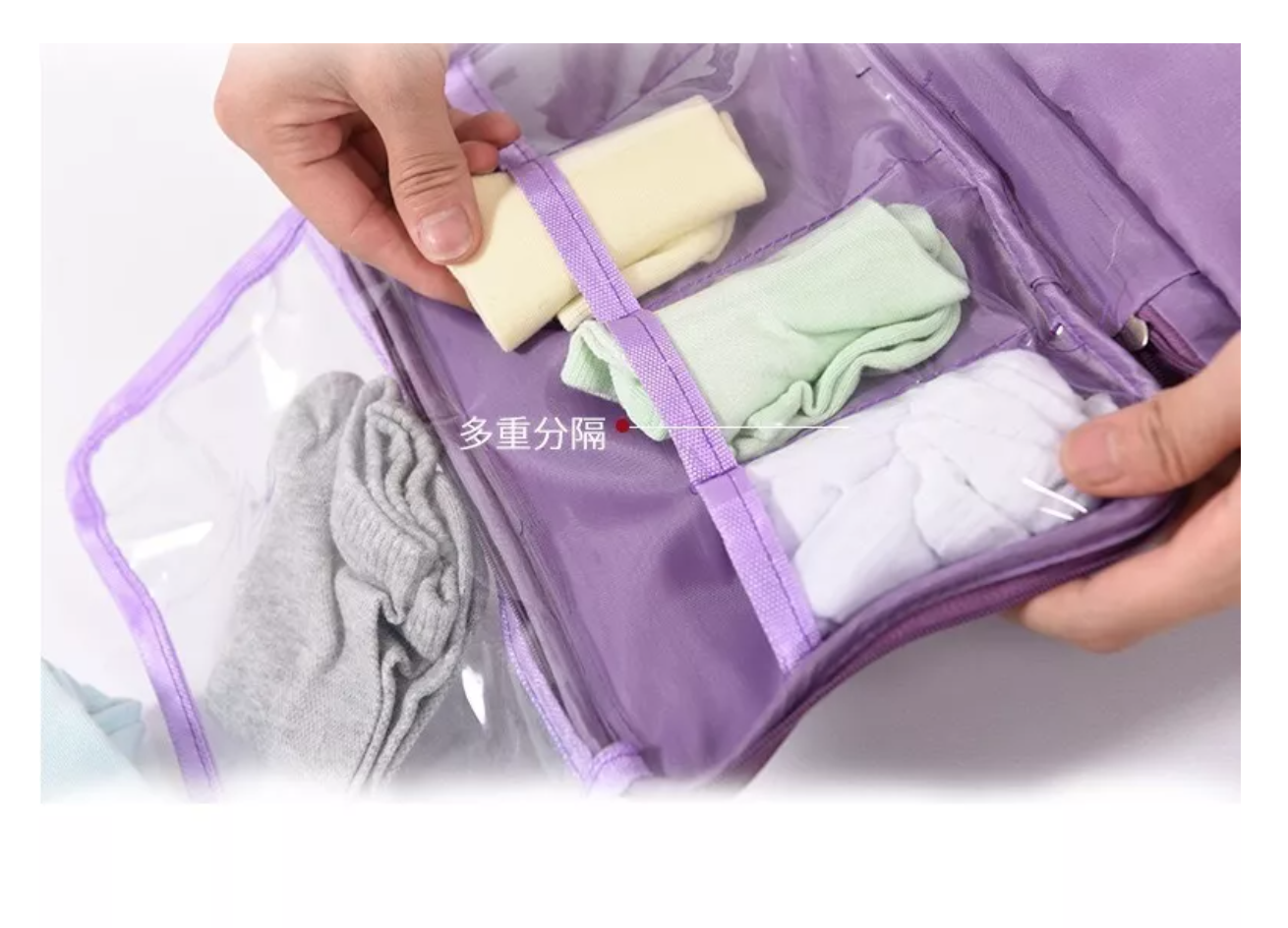 BOLSO VIAJE ORGANIZADOR DE ROPA INTERIOR IMPERMEABLE - 2