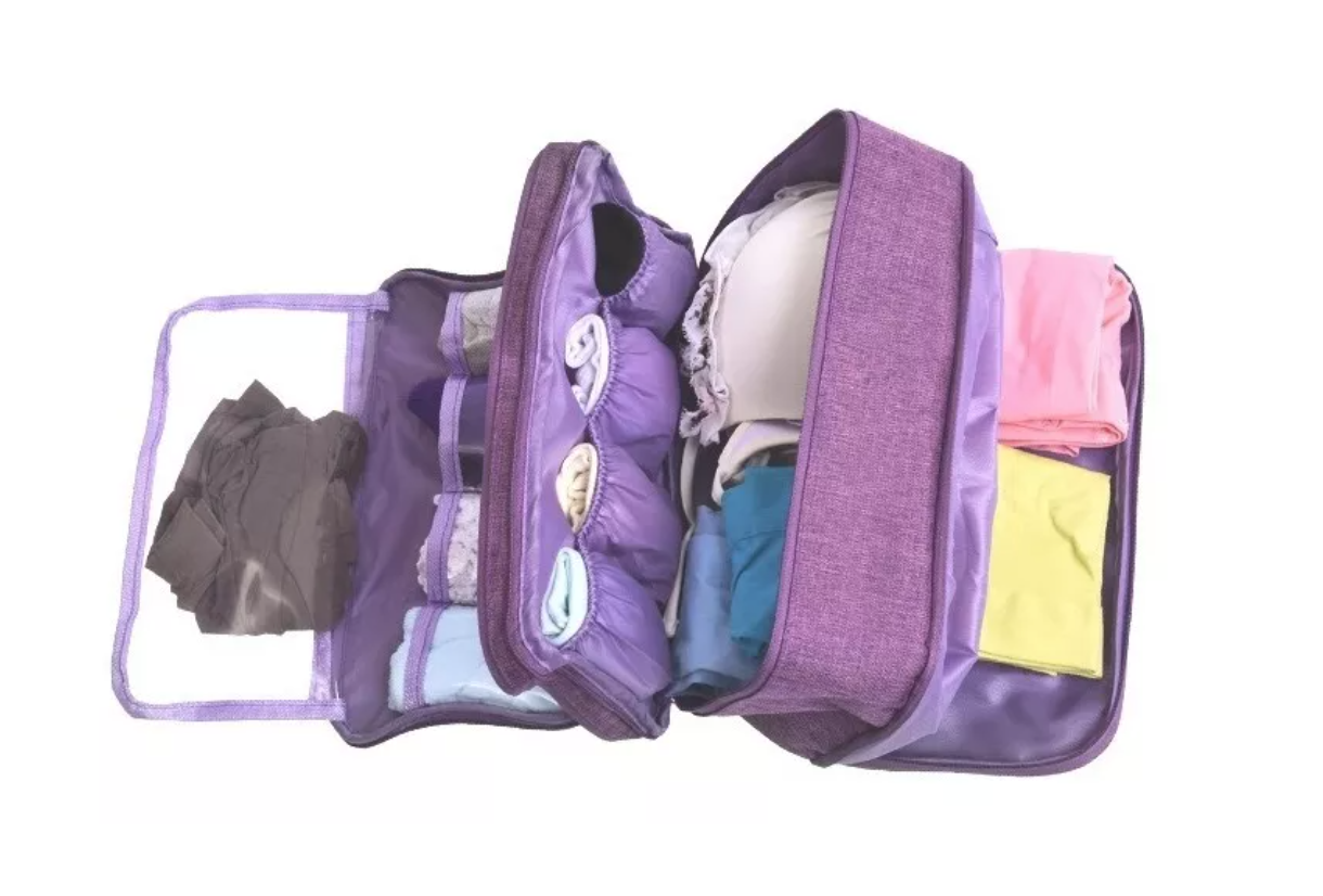 BOLSO VIAJE ORGANIZADOR DE ROPA INTERIOR IMPERMEABLE - 4