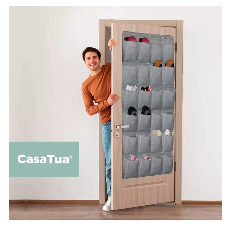 ORGANIZADOR ZAPATOS ZAPATERO COLGANTE PUERTA CLOSET 24 PARES - 5