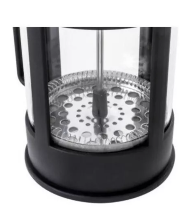 PRENSA FRANCESA CAFETERA MANUAL 600 ML GLASS CAFETIERE COLOR NEGRO - 4