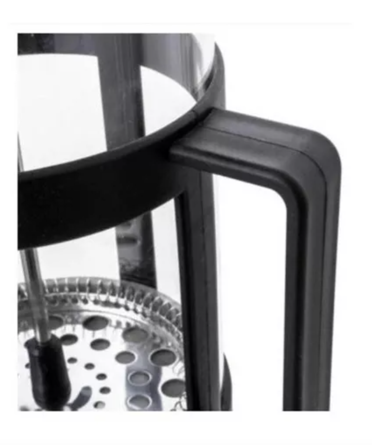 PRENSA FRANCESA CAFETERA MANUAL 600 ML GLASS CAFETIERE COLOR NEGRO - 5