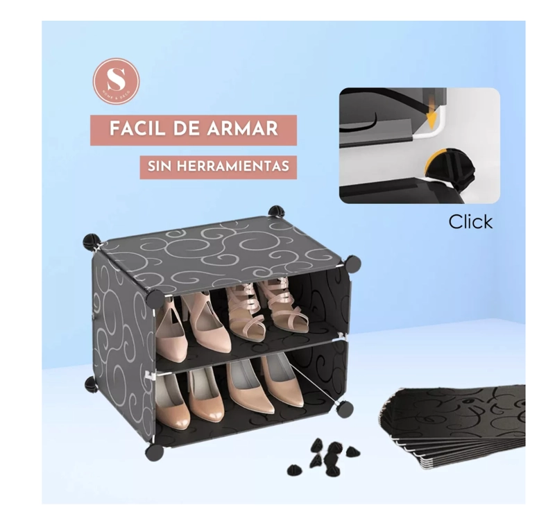 ORGANIZADOR DE ZAPATOS 6 MÓDULOS - 3