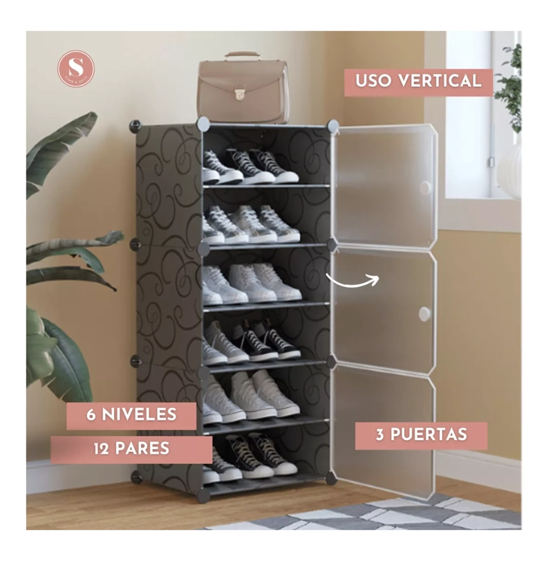 ORGANIZADOR DE ZAPATOS 6 MÓDULOS - 4