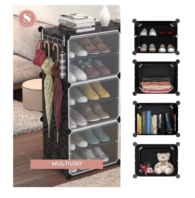 ORGANIZADOR DE ZAPATOS 6 MÓDULOS - 6