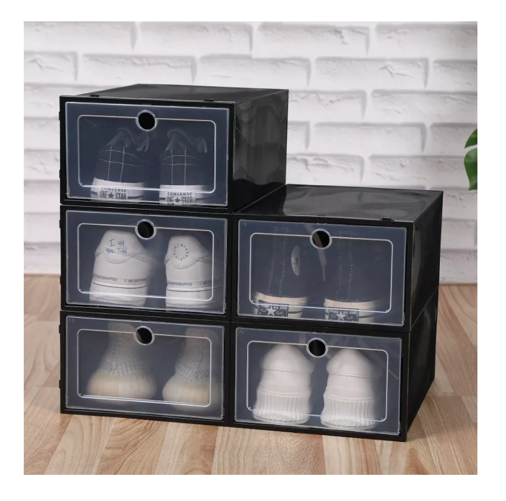 ORGANIZADORES ZAPATO CAJONES APILABLE GRANDE PACK 6 UNIDADES - 7
