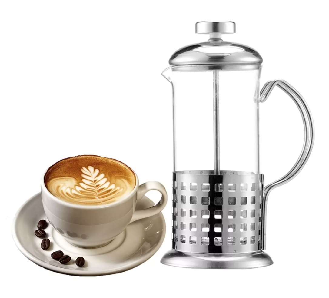 CAFETERAS PRENSA FRANCESAS CAFETERA ACERO INOXIDABLE 350 ML - 4