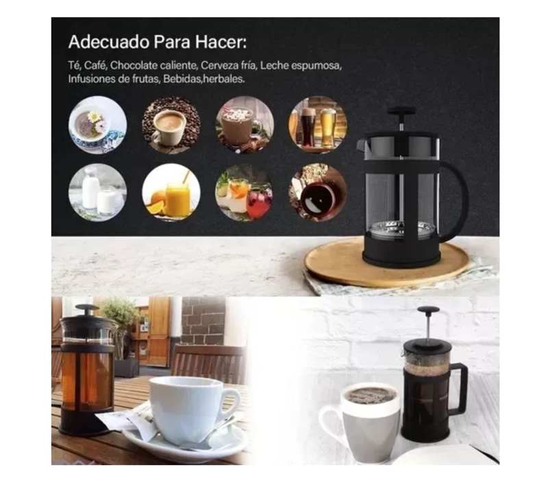 CAFETERA PRENSA FRANCESA, BRASIL CAFETERA 850 ML - 5