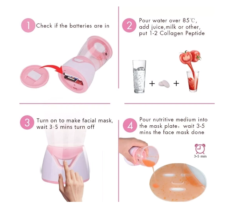 MÁQUINA FACIAL DE BELLEZA RIQUI PARA HACER MASCARILLA HIDRATANTE - 5