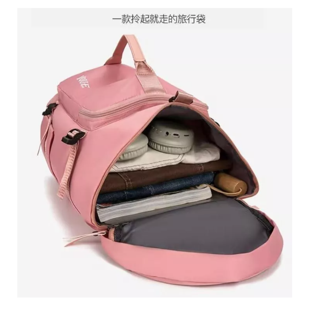 BOLSO DE VIAJE IMPERMEABLE MOCHILA MULTIUSOS HOMBRO GIMNASIO - 3