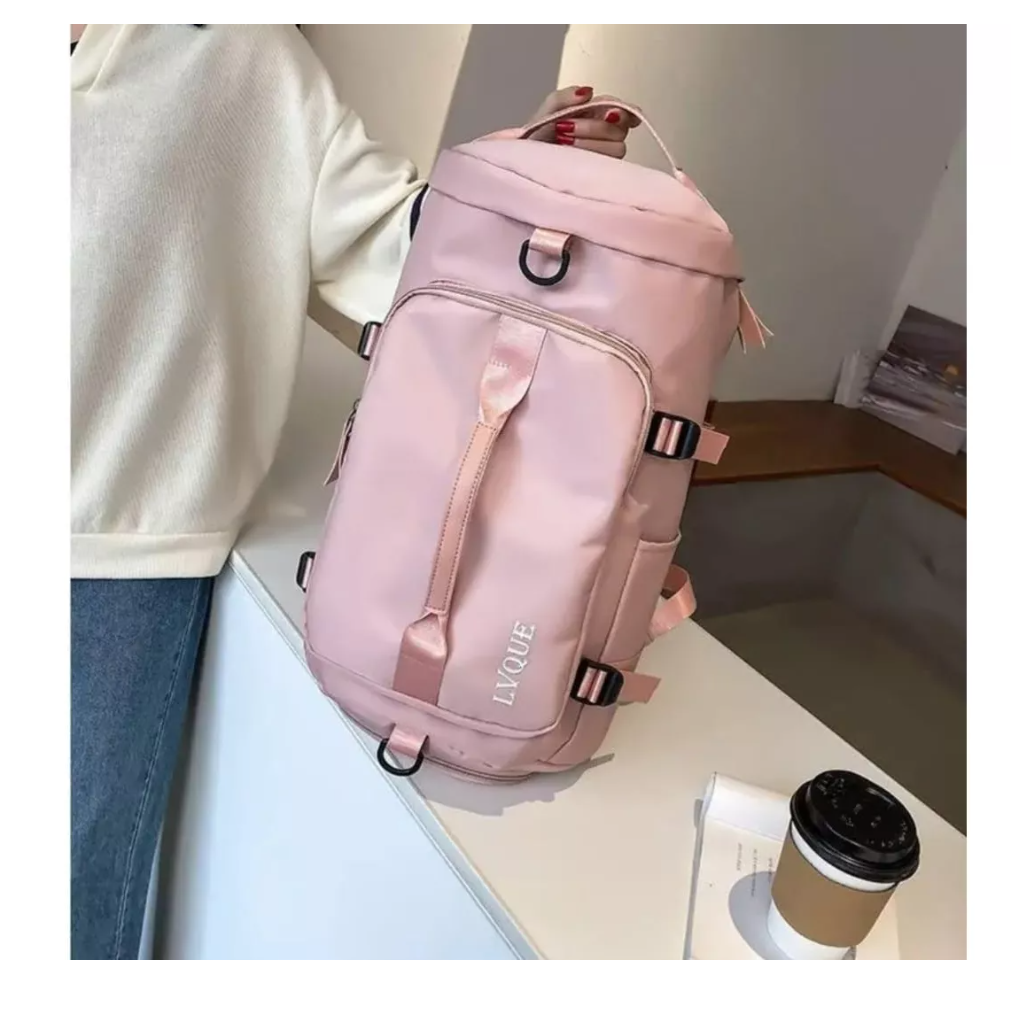 BOLSO DE VIAJE IMPERMEABLE MOCHILA MULTIUSOS HOMBRO GIMNASIO - 6