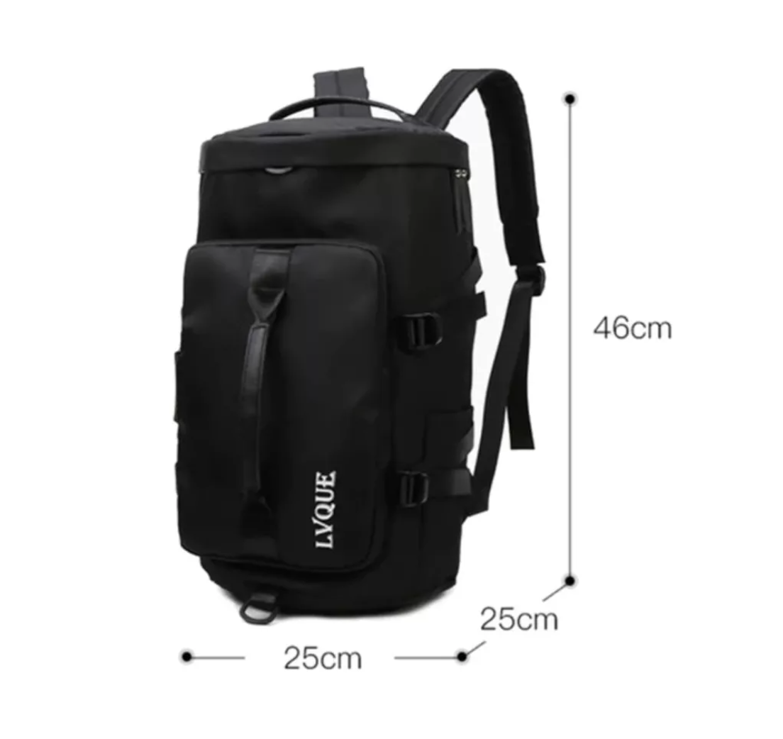 BOLSO DE VIAJE IMPERMEABLE MOCHILA MULTIUSOS HOMBRO GIMNASIO - 4