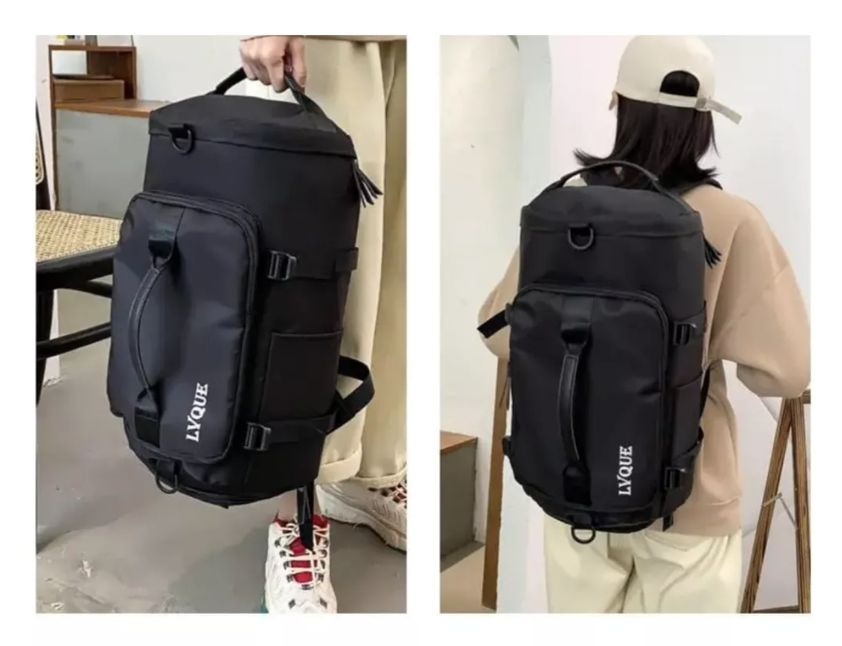 BOLSO DE VIAJE IMPERMEABLE MOCHILA MULTIUSOS HOMBRO GIMNASIO - 5