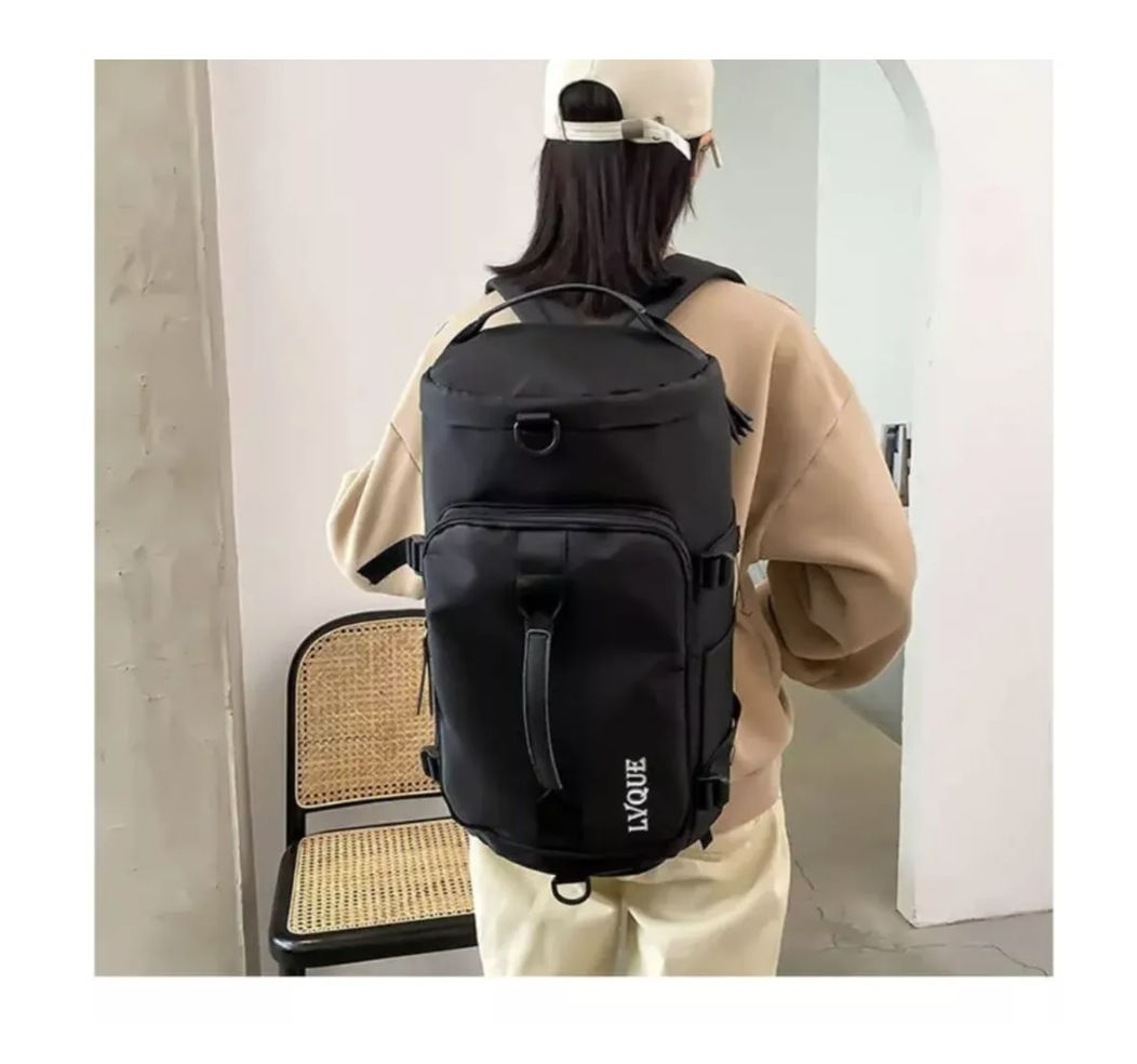 BOLSO DE VIAJE IMPERMEABLE MOCHILA MULTIUSOS HOMBRO GIMNASIO - 6