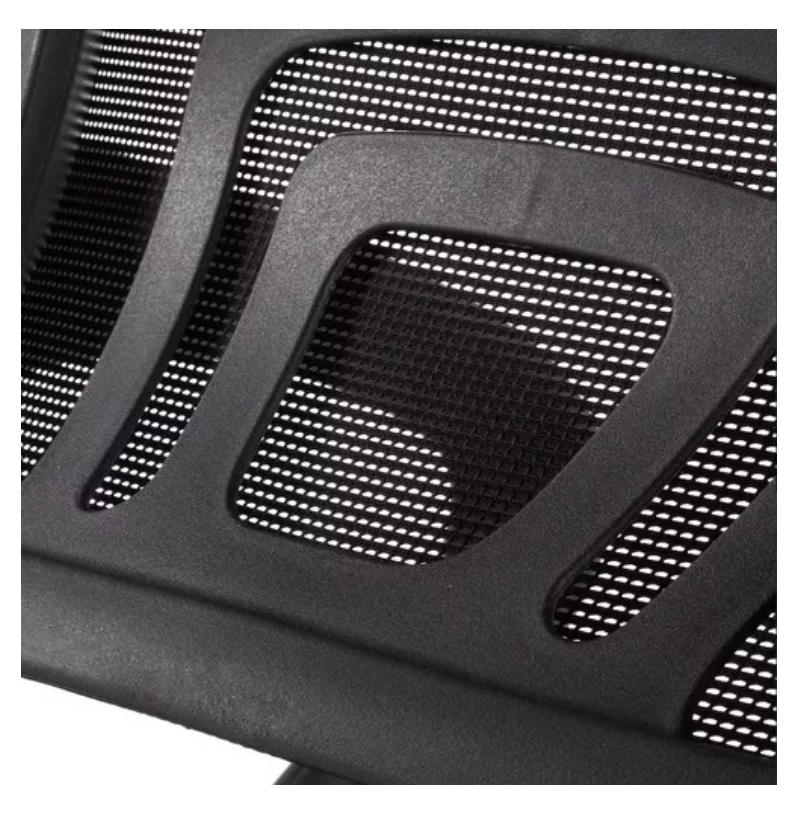 SILLA RIQUI NEGRO EJECUTIVA RIO ESCRITORIO REGULABLE NEGRA MESH RUEDAS - 5