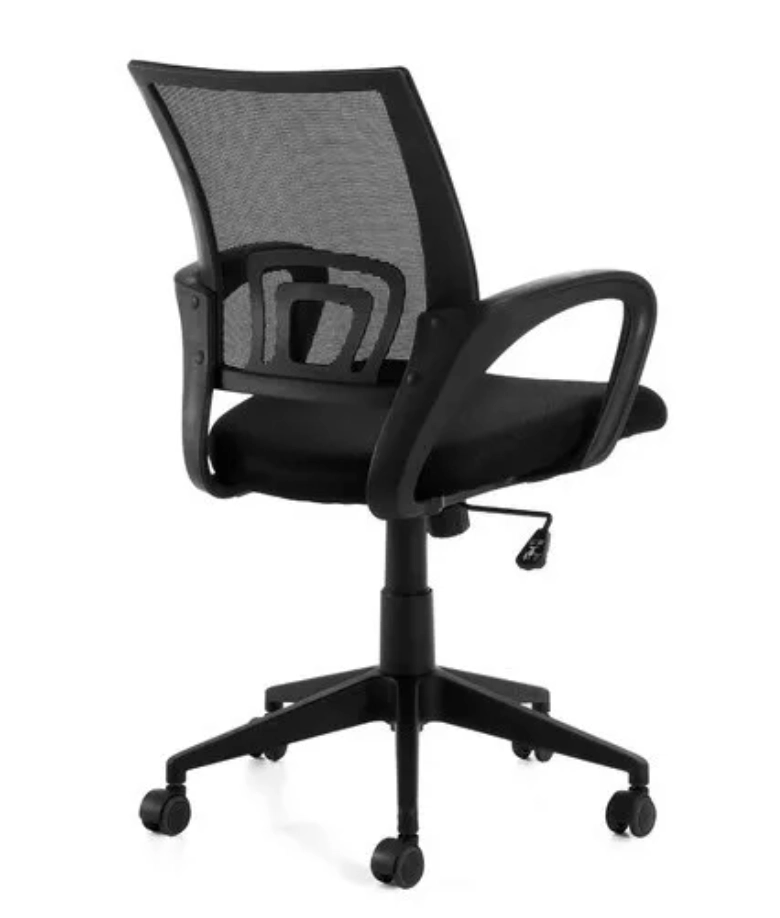 SILLA RIQUI NEGRO EJECUTIVA RIO ESCRITORIO REGULABLE NEGRA MESH RUEDAS - 6