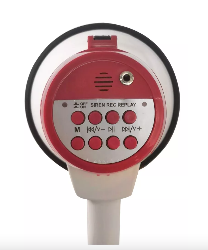 MEGÁFONO RIQUI MLAB 25W SIRENA GRABA VOZ RECARGABLE 500M - 3