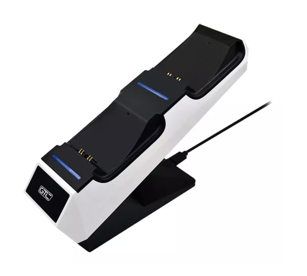 RIQUI CARGADOR RIQUI DUAL BASE DE CARGA PARA CONTROLES PS5, GTC