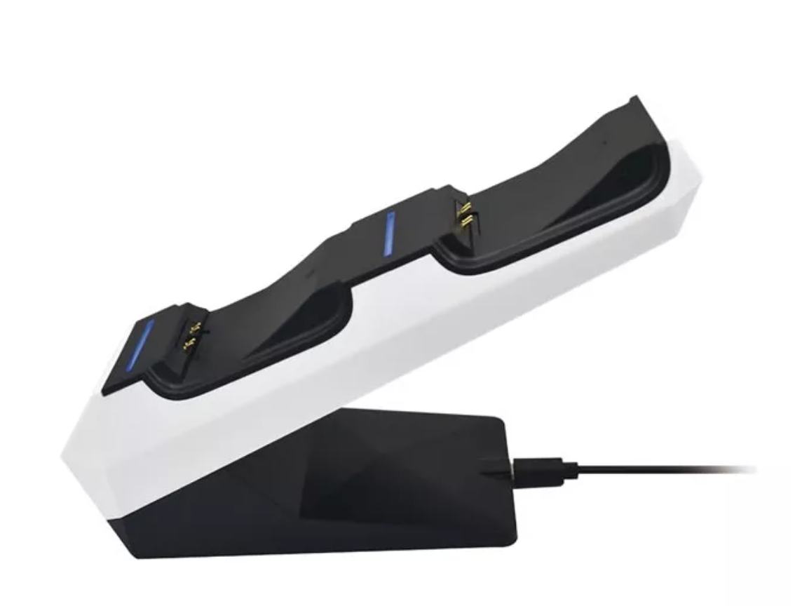 CARGADOR RIQUI DUAL BASE DE CARGA PARA CONTROLES PS5, GTC - 2