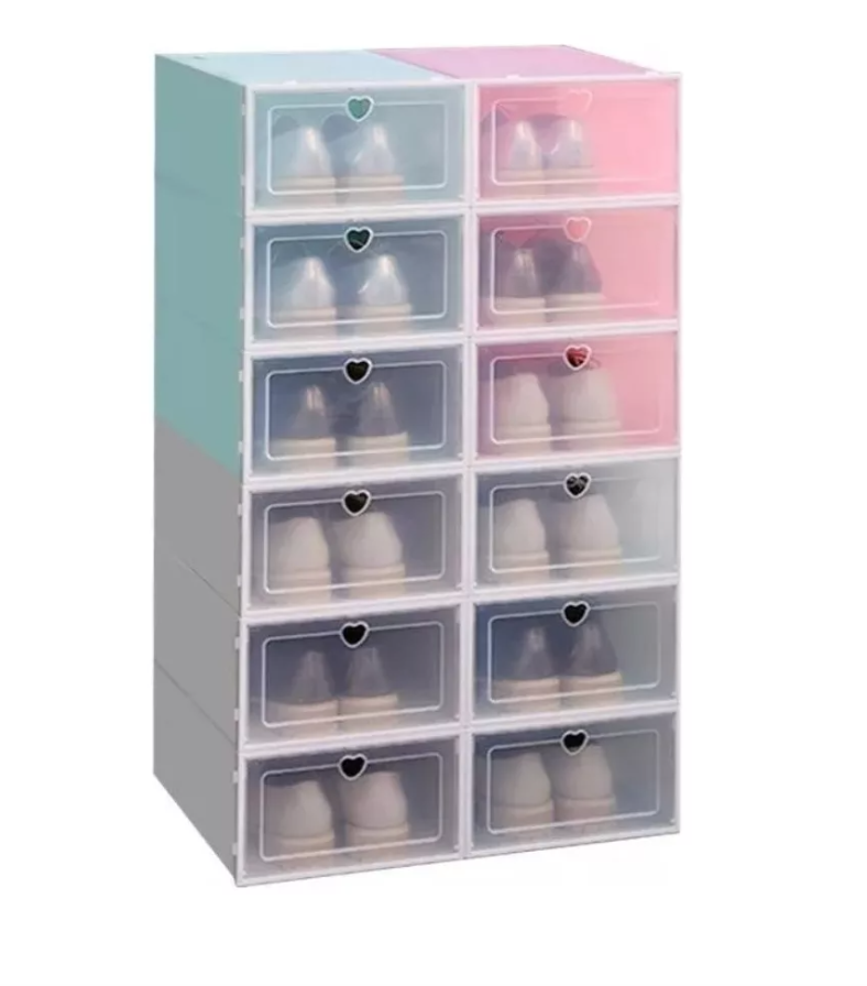 CAJONES ORGANIZADORES DE ZAPATOS PACK CON 10 UNIDADES - 1