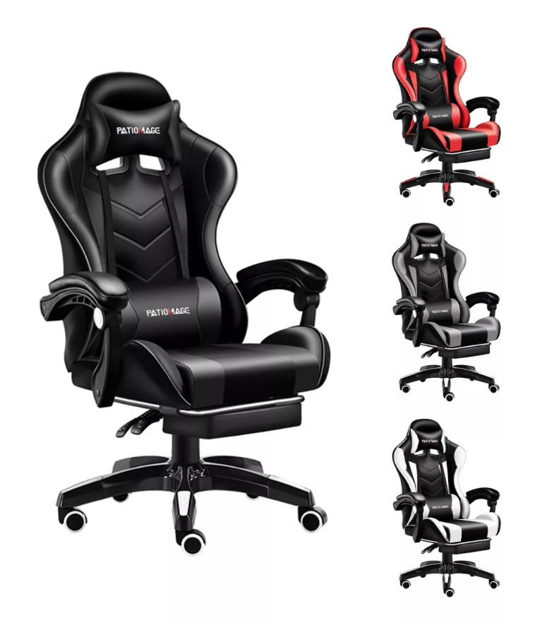SILLA GAMER VIDITA GX2000 ERGONÓMICA NEGRA CON TAPIZADO DE POLIURETANO - 5