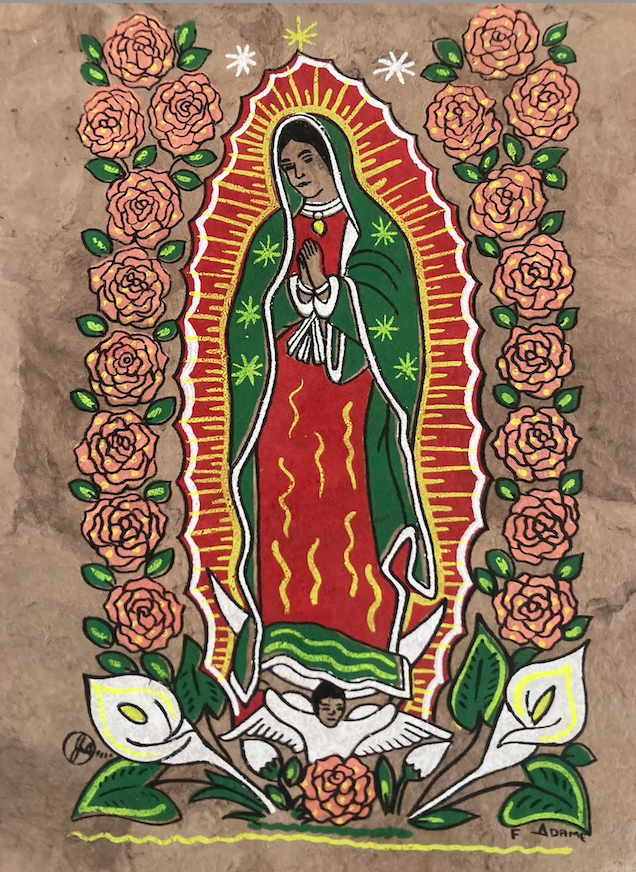 VIRGEN DE GUADALUPE EN PPEL DE PALMA - 1