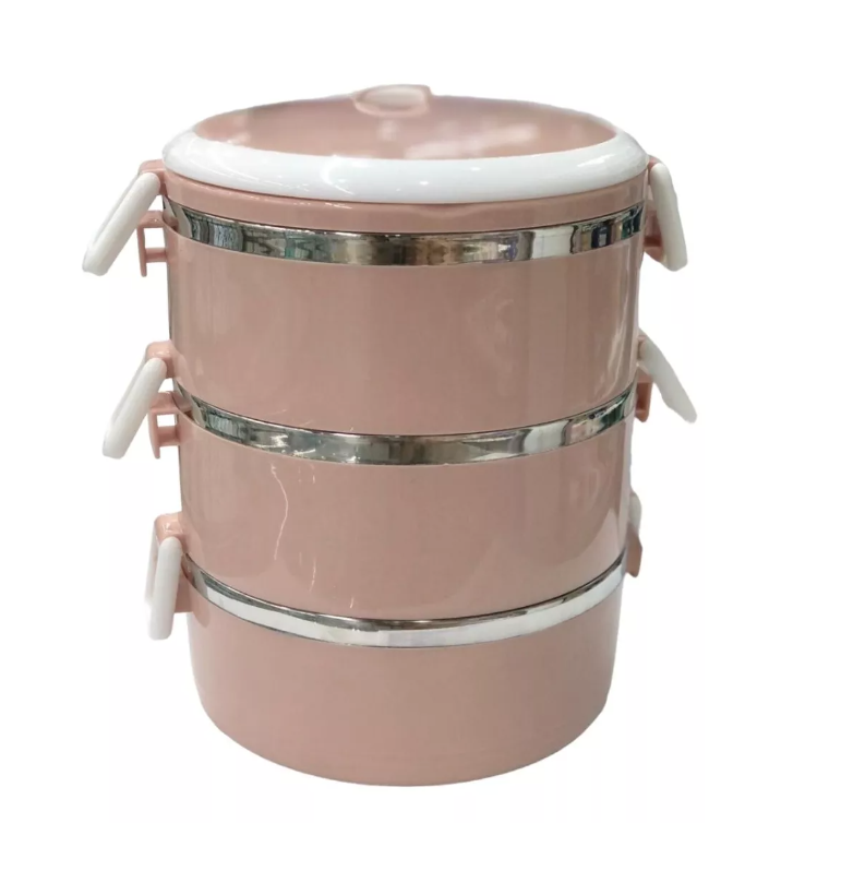 FIAMBRERA CONTENEDOR TAZA TERMO DE COMIDA 3 CAPAS 2L - 1